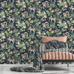 Superfresco Easy Vliesbehang Woodland Dieren Donkerblauw (108568) 8 Superfresco Easy Vliesbehang Woodland Dieren Donkerblauw (108568) -Behang Verkoop 123 1044