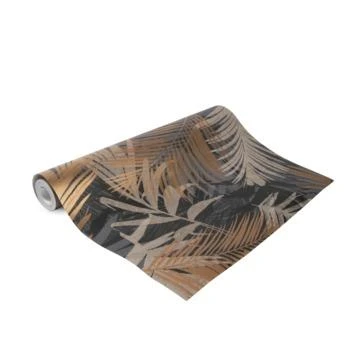 Boutique Vliesbehang Jungle Zwart-goud 104263 5 Boutique Vliesbehang Jungle Zwart-goud 104263 - Afbeelding 5