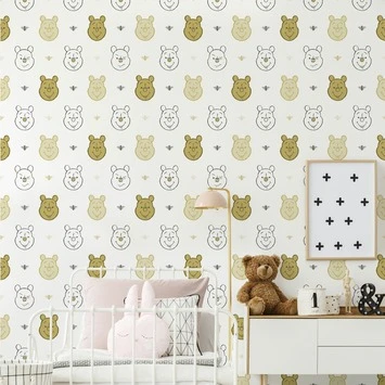 Disney Papierbehang Winnie The Pooh 2 Disney Papierbehang Winnie The Pooh - Afbeelding 2
