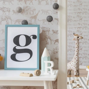 Boutique Vliesbehang Safari Creme (104894) 2 Boutique Vliesbehang Safari Creme (104894) - Afbeelding 2