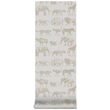 Boutique Vliesbehang Safari Creme (104894) 4 Boutique Vliesbehang Safari Creme (104894) - Afbeelding 4