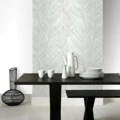 Superfresco Easy Vliesbehang Palm Wit-grijs 105964 8 Superfresco Easy Vliesbehang Palm Wit-grijs 105964 -Behang Verkoop 123 1407