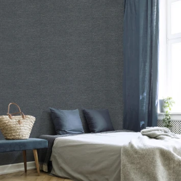 Superfresco Easy Vliesbehang Heritage Uni Blauw 108621 3 Superfresco Easy Vliesbehang Heritage Uni Blauw 108621 - Afbeelding 3