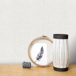 Boutique Vliesbehang Chenille Wit-zilver 106750 8 Boutique Vliesbehang Chenille Wit-zilver 106750 -Behang Verkoop 123 1566