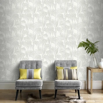 Vliesbehang Honolulu Wit 32-967 2 Vliesbehang Honolulu Wit 32-967 - Afbeelding 2