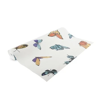 Vliesbehang Vlinder Glitter Wit 31-175 5 Vliesbehang Vlinder Glitter Wit 31-175 - Afbeelding 5