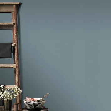 Vliesbehang Staal Uni Blauw 547235 2 Vliesbehang Staal Uni Blauw 547235 - Afbeelding 2