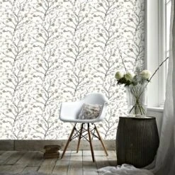 Superfresco Easy Vliesbehang Ushi Taupe-grijs 2256-21 -Behang Verkoop 123 1862