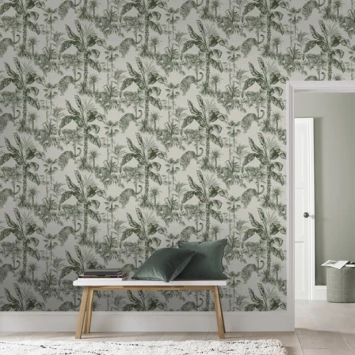 Superfresco Easy Vliesbehang Zanzibar Groen 108211 2 Superfresco Easy Vliesbehang Zanzibar Groen 108211 - Afbeelding 2