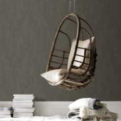 Superfresco Easy Vliesbehang Extra Breed Linnen Uni Met Glans Bruin (104041) -Behang Verkoop 123 2010