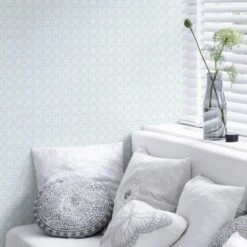 Vliesbehang Dessin Mint 547238 8 Vliesbehang Dessin Mint 547238 -Behang Verkoop 123 237