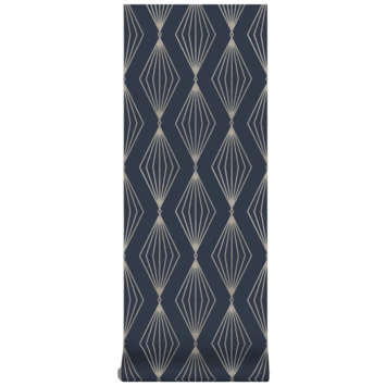 Boutique Vliesbehang Marquise Geo Donkerblauw (111312) 4 Boutique Vliesbehang Marquise Geo Donkerblauw (111312) - Afbeelding 4