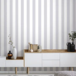 Superfresco Easy Vliesbehang Strepen Zilver 100100 8 Superfresco Easy Vliesbehang Strepen Zilver 100100 -Behang Verkoop 123 486