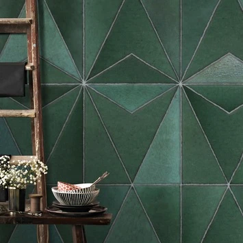 Fotobehang Tegels Jade Groen (105413) 2 Fotobehang Tegels Jade Groen (105413) - Afbeelding 2