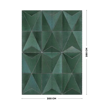 Fotobehang Tegels Jade Groen (105413) 4 Fotobehang Tegels Jade Groen (105413) - Afbeelding 4