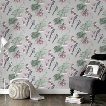 Vliesbehang Utopia Glitter Grijs 112082 2 Vliesbehang Utopia Glitter Grijs 112082 - Afbeelding 2