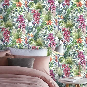 Superfresco Easy Vliesbehang Aloha Tropisch Multicolour 104885 2 Superfresco Easy Vliesbehang Aloha Tropisch Multicolour 104885 - Afbeelding 2