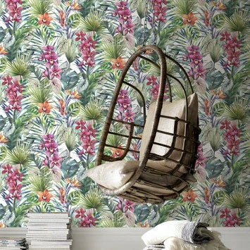 Superfresco Easy Vliesbehang Aloha Tropisch Multicolour 104885 3 Superfresco Easy Vliesbehang Aloha Tropisch Multicolour 104885 - Afbeelding 3