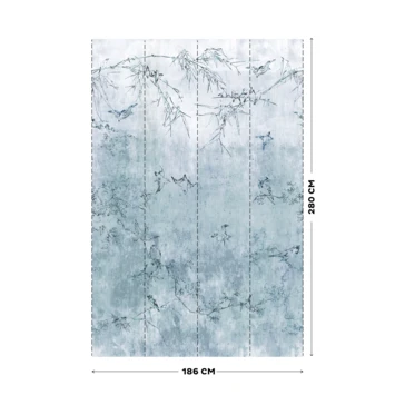 Fotobehang Japenese Birds (89507) 4 Fotobehang Japenese Birds (89507) - Afbeelding 4