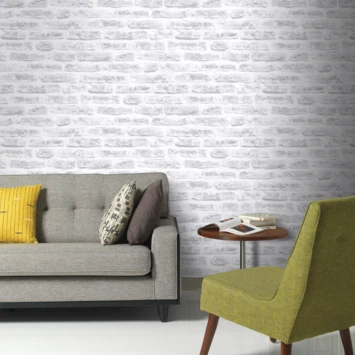 Superfresco Easy Vliesbehang Stenen Wit 101801 3 Superfresco Easy Vliesbehang Stenen Wit 101801 - Afbeelding 3