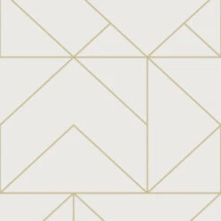 Behang Verkoop 46 Superfresco Easy Vliesbehang Geo Goud (111533)