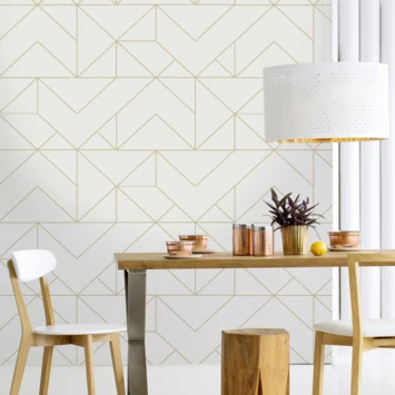 Superfresco Easy Vliesbehang Geo Goud (111533) 2 Superfresco Easy Vliesbehang Geo Goud (111533) - Afbeelding 2