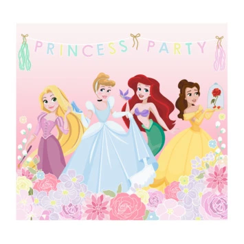 Vliesbehang Disney Princess Party 111386 1 Vliesbehang Disney Princess Party 111386