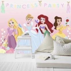 Vliesbehang Disney Princess Party 111386 8 Vliesbehang Disney Princess Party 111386 -Behang Verkoop 123 666