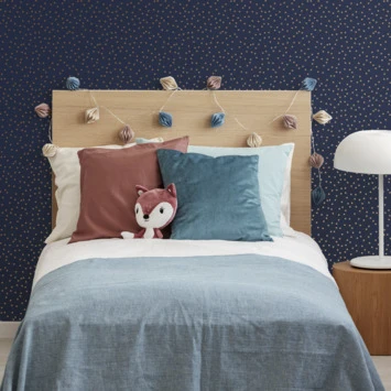 Superfresco Easy Vliesbehang Confetti Donkerblauw-koper (108561) 2 Superfresco Easy Vliesbehang Confetti Donkerblauw-koper (108561) - Afbeelding 2