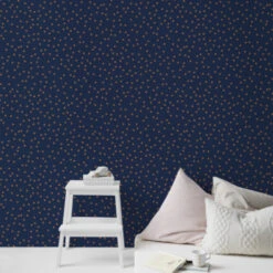 Superfresco Easy Vliesbehang Confetti Donkerblauw-koper (108561) 8 Superfresco Easy Vliesbehang Confetti Donkerblauw-koper (108561) -Behang Verkoop 123 676