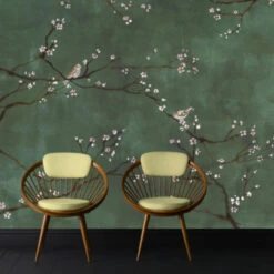 Fotobehang Joy Groen (107937) -Behang Verkoop 123 688