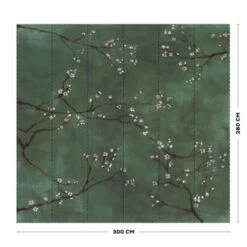 Fotobehang Joy Groen (107937) -Behang Verkoop 123 689