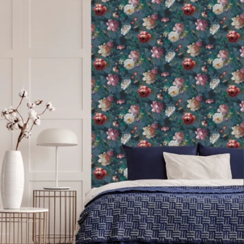 Superfresco Easy Vliesbehang Isabelle Donkerblauw (108623) 3 Superfresco Easy Vliesbehang Isabelle Donkerblauw (108623) - Afbeelding 3