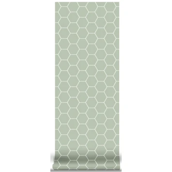 Superfresco Easy Vliesbehang Honingraat Groen 101811 4 Superfresco Easy Vliesbehang Honingraat Groen 101811 - Afbeelding 4