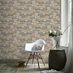 Contour Vliesbehang Zandsteen Beige 103916 8 Contour Vliesbehang Zandsteen Beige 103916 -Behang Verkoop 123 837