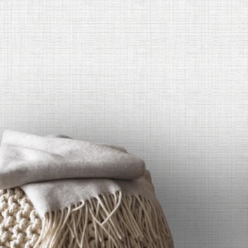 Superfresco Easy Vliesbehang Hessian Uni Wit 104872 3 Superfresco Easy Vliesbehang Hessian Uni Wit 104872 - Afbeelding 3
